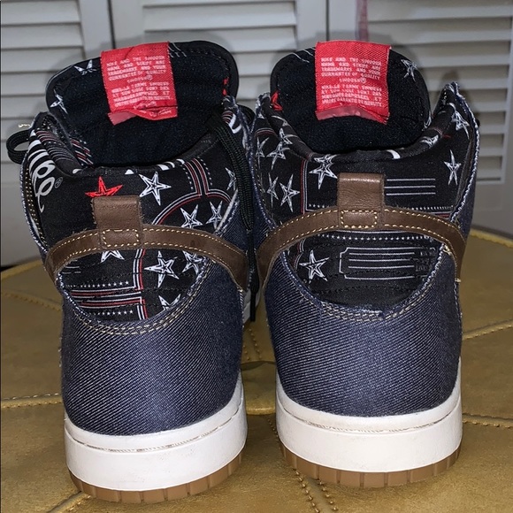 (S ⛔️ L D)‼️ Nike Dunk CMFT Denim Shoes... - Picture 3 of 9